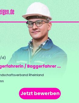 Baggerfahrerin / Baggerfahrer (m/w/d) für archäologische Grabungen - Bonn