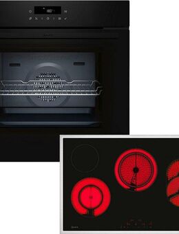 NEFF Backofen-Set BTX48PB0, mit Teleskopauszug nachrüstbar, Pyrolyse-Selbstreinigung, mit pyrolytischer Selbstreinigung
