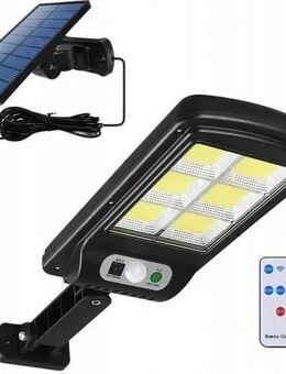LED Solarleuchte Fluter Laterne Solar Straßenlaterne Panel Fernbedienung 120Led - Wuppertal