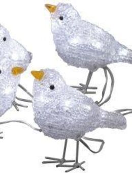 KONSTSMIDE LED-Lichterkette Weihnachtsdeko aussen, 40 kalt weiße Dioden