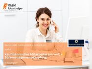 Kaufmännischer Mitarbeiter (m/w/d) – Büromanagement/Empfang - Stuttgart