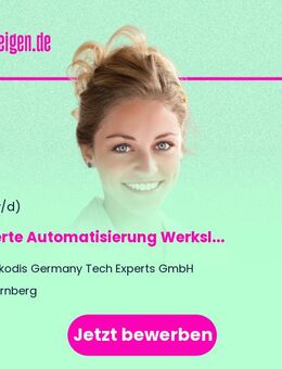 Experte Automatisierung Werkslogistik (m/w/d) (AMR/AGV) - Nürnberg