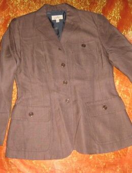 NEU * Edel * klassisch * Leinen * Hosen- Anzug * Kostüm * Blazer "She" Gr. 36- 38/ S * nougat- braun * - Riedlingen