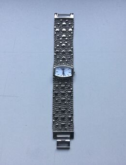 Meister Anker Original Damen Armbanduhr mit Edelstahl Teppicharmband - Fulda