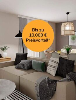 Komfortabel ausgestattete Wohnung mit zwei Bädern, Balkon und Keller - Wildau