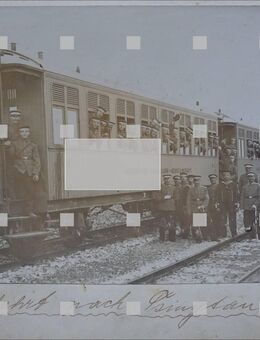 Foto 1910 , Abfahrt nach Tsingtau , Kiautschou ( China ) , III. Seebataillon - Berlin