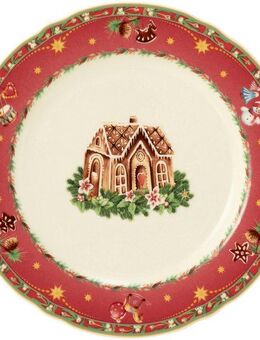 Seltmann Weiden Frühstücksteller Marieluise - Weihnachtsnostalgie, (1 St), Teller rund 20 cm