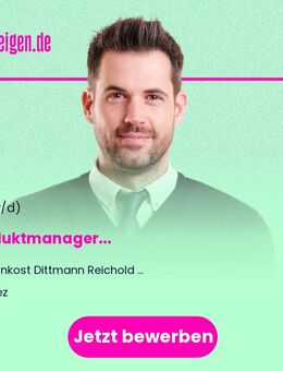 (Junior) Produktmanager (m/w/d) - Diez