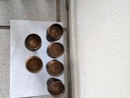 6 Metallbecher gebraucht - Dettenheim