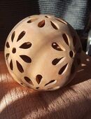 großes Terrkotta - Windlicht in 31157