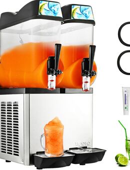 Bistro Restaurant Kommerzielle Slusheis Maschine Edelstahl Eismaschine 24L Slushy Maschine - Wuppertal
