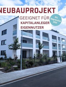 Ab sofort beziehbar! Moderne 3-Zimmer Erdgeschosswohnung (inkl. EBK) mit Terrasse und Garten! - Plattling