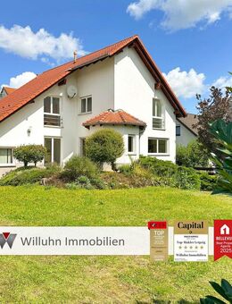 Bezugsfrei: Architektenhaus mit sonniger Terrasse | 2 Garagen | Idyllischer Außenbereich - Windischleuba