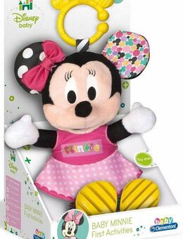 Clementoni® Plüschfigur Baby Clementoni, Disney Baby, Plüsch Minnie mit Beißring