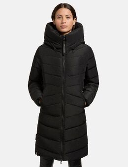 khujo Steppmantel Pluz-YM Warmer gesteppter Damen Wintermantel mit Kapuze