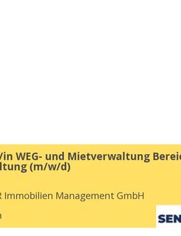 Buchhalter/in WEG- und Mietverwaltung Bereich Hausverwaltung (m/w/d) - München