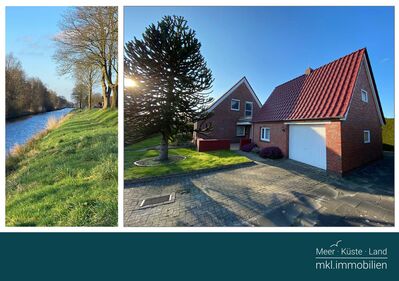 Perfekte Lage: Saniertes Einfamilienhaus mit Garage in ruhiger zentraler Lage, direkt am Kanal zu verkaufen.