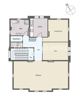 Stadtnahe Maisonette-Wohnung mit traumhafter Dachterrasse - Wiesbaden