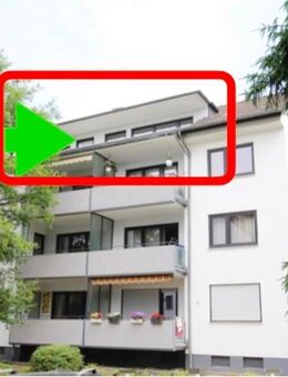 Gepflegte 2-Zimmer-DG-Wohnung mit gr. Loggia in Bergisch Gladbach an ruhige(n) Mieter(in) zu vermieten - Bergisch Gladbach