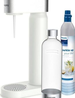 Philips Wassersprudler Viva, & CO2-Zylinder,1L Kunststoff-Flasche