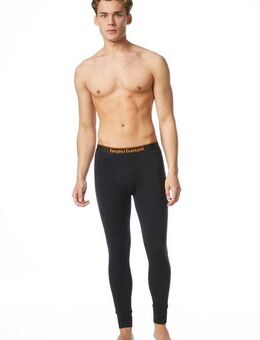 Bruno Banani Lange Unterhose Warm Up mit kontrastfarbenem Logobund