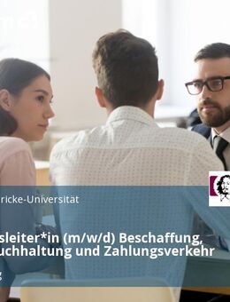 Abteilungsleiter*in (m/w/d) Beschaffung, Anlagenbuchhaltung und Zahlungsverkehr - Magdeburg