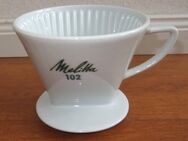 Vintage: Weißer Kaffeefilter von Melitta 102 - 3-Loch - Frankfurt (Main) Bergen-Enkheim