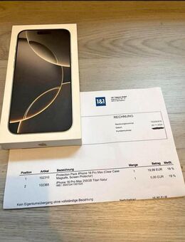 Iphone 16 Pro Max 256 GB Titanium Natur - Aachen