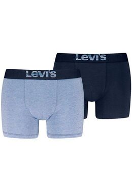 Levi's® Boxershorts LEVIS MEN OPT ILL BOXER BRIEF ORG CO 2P (2er Pack) mit breitem Logobund