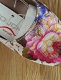 NEU ungetragen * Ausgefallen * Romantik * Rosen * Blumen * Blüten * Flower- Power * Rockabilly * Plateau * High- Heels * Pumps * Schuhe "Tamaris" Gr. 37- 38/ 4- 5 * rose * bunt * Metallic * - Riedlingen