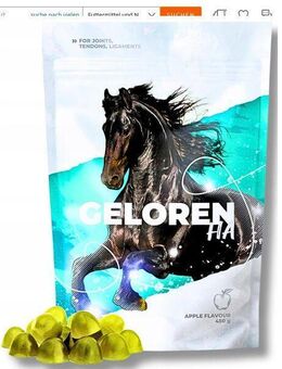 Geloren Horse HA Apfel für Pferde Kollagengelees 1 x (60 Stk., 450 g) Set24252 - Ingolstadt