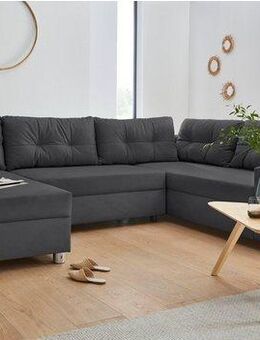 COLLECTION AB Wohnlandschaft Paris U-Form, inklusive Federkern, wahlweise mit Bettfunktion und Bettkasten
