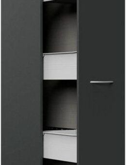 Wimex Apothekerschrank Multiraumkonzept, 30/54/185cm (B/T/H), Made in Germany Schranksystem MRK, geräumiger Hochschrank mit 4 Schubladen