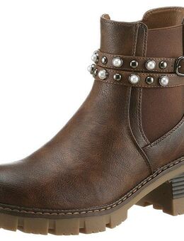 Rieker Winterstiefelette, Winterboots, Chelseaboots mit praktischem Innen-Reißverschluss