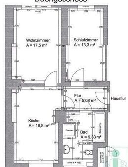 Schicke 2-Raum-Wohnung im DG = 3. OG im Zentrum von Bautzen zu vermieten! - Bautzen