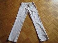 Hose, hellbeige, Jeans, Gr.36/S - Essen