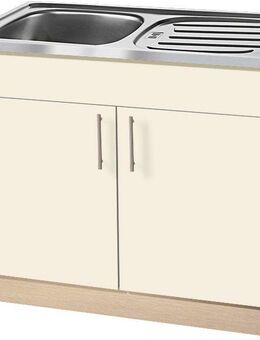 wiho Küchen Spülenschrank Kiel 100 cm breit mit Auflagespüle
