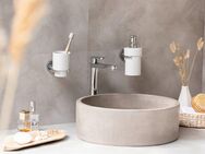WENKO Zahnputzbecher UV-Loc® Isera, befestigen ohne Bohren mit innovativem Klebesystem