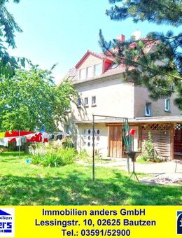 Moderne 3-Raum-DG-Wohnung mit Garage und gemeinschaftlichen Grundstück bei Bautzen - Göda
