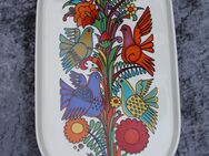 Keramik Servierplatte oval von Villeroy Boch Serie Acapulco 70er Vintage selten - Zeuthen