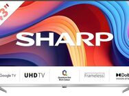 Sharp 4T-C43GPx QLED-Fernseher (108 cm/43 Zoll, 4K Ultra HD, Google TV, Smart-TV, Quantum Dot, QLED, Dolby Atmos, Dolby Vision, HDMI 2.1 mit eARC)