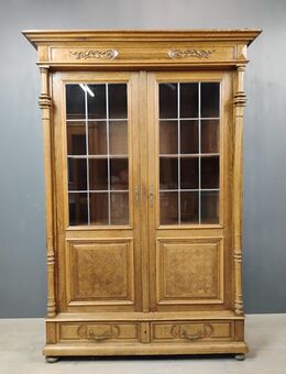 Antike Eiche Gründerzeit Schrank mit Bleiglas inkl. Lieferung - Berlin