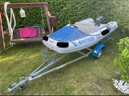 Schlauchboot Festrumpf mit Motor Yamaha 15 PS und Trailer wie neu - Fredersdorf-Vogelsdorf