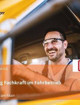 Ausbildung Fachkraft im Fahrbetrieb (w/m/d) - Gemünden (Main)