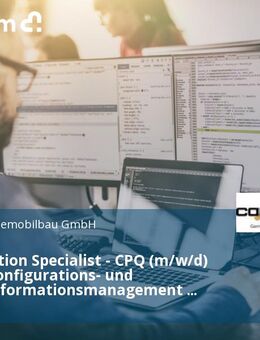 IT Application Specialist - CPQ (m/w/d) Produktkonfigurations- und Produktinformationsmanagement (CPQ/PIM) - Aulendorf