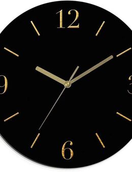 Leonique Wanduhr Aurum (wahlweise mit Quarz- oder Funkuhrwerk, lautlos ohne Tickgeräusche)