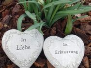 Kleine Grabherzen Frühling, Herzen In Liebe und In Erinnerung. - Uslar Zentrum