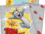 Kinderbettwäsche Tom & Jerry, Linon, mit witzigem Tom & Jerry Motiv
