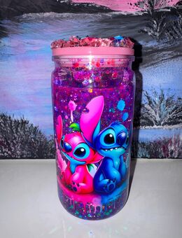 Schneekugel Becher Snowglobe Disney Stitch - Bitterfeld-Wolfen