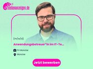 Anwendungsbetreuer*in im IT-Team W/M/D - Münster